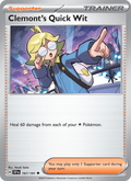 Clemont's Quick Wit 167/191 Surging Sparks English Pokémon card