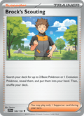 Brock's Scouting 146/159 Journey Together English Pokémon card