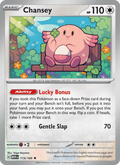 Chansey 113/165 151 English Pokémon card
