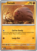 Swinub 77/159 Journey Together English Pokémon card