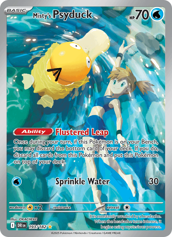 Misty's Psyduck 193/182 Destined Rivals English Pokémon card