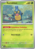 Karrablast 9/86 Black Bolt English Pokémon card