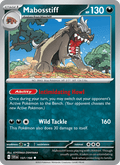 Mabosstiff 137/198 Scarlet & Violet English Pokémon card