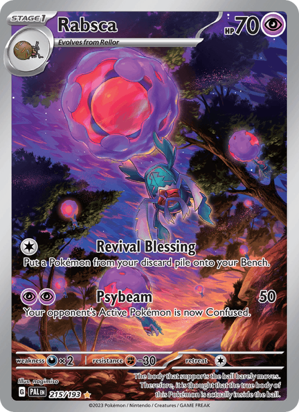 Rabsca 215/193 Paldea Evolved English Pokémon card