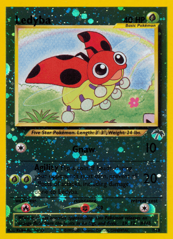 Ledyba 7 Southern Islands English Pokemon card