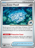 Antique Cover Fossil 80/86 Black Bolt English Pokémon card