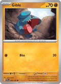 Gible 94/182 Paradox Rift English Pokémon card