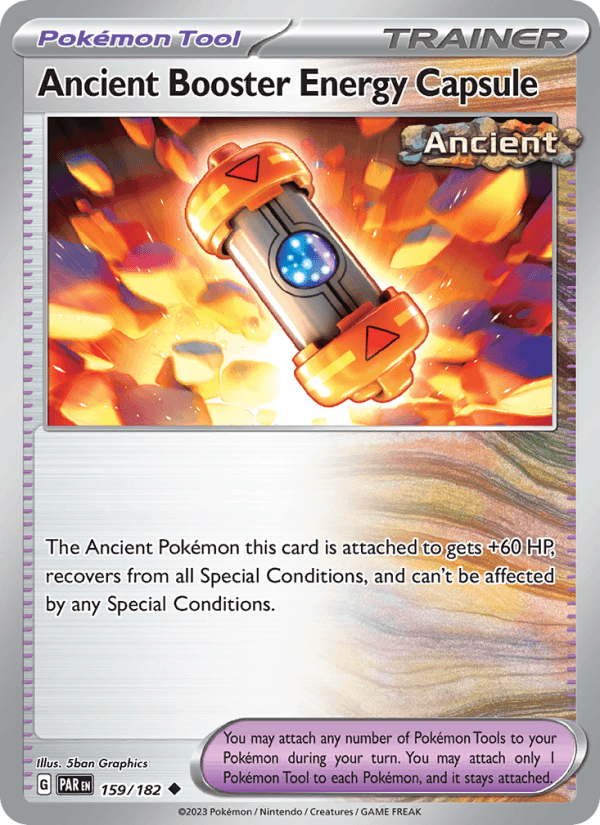 Ancient Booster Energy Capsule 159/182 Paradox Rift English Pokémon card