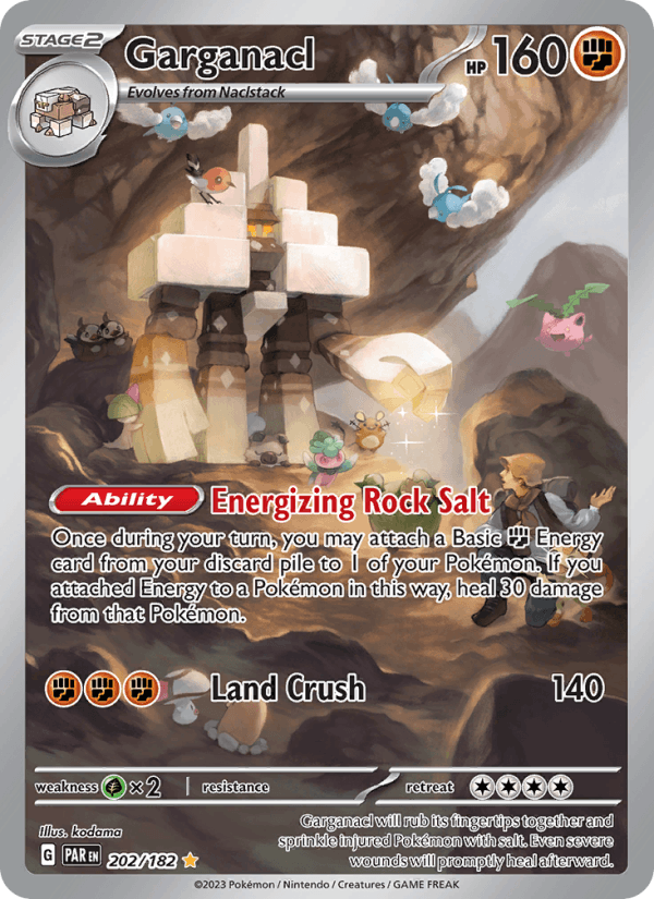 Garganacl 202/182 Paradox Rift English Pokémon card