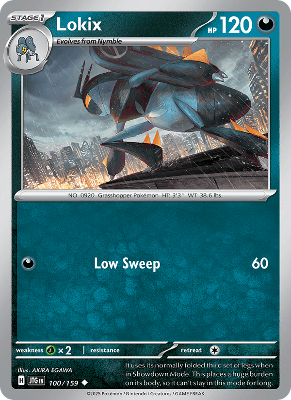 Lokix 100/159 Journey Together English Pokémon card