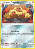 Alolan Dugtrio 79/156 Ultra Prism English Pokémon card