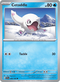 Cetoddle 58/198 Scarlet & Violet English Pokémon card