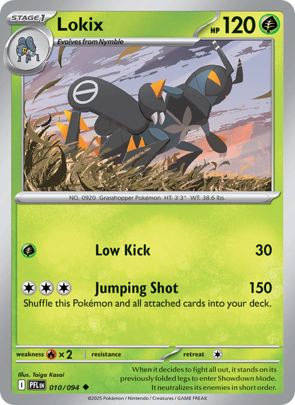 Lokix 10/94 Phantasmal Flames English Pokémon card