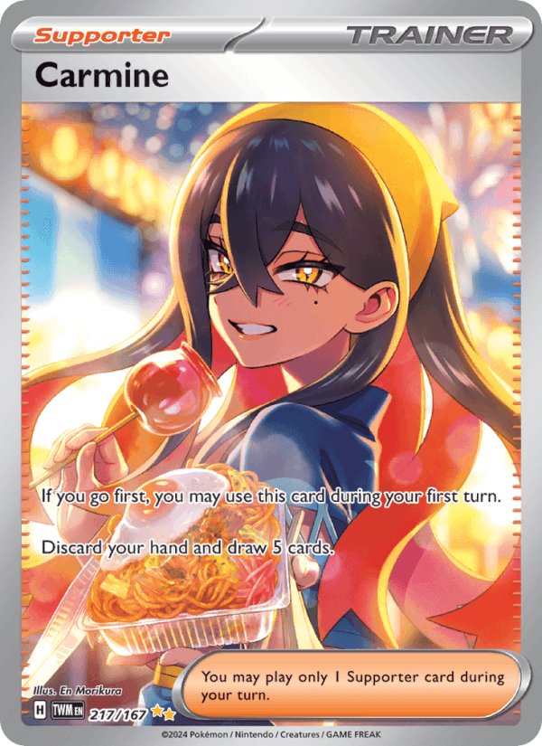 Carmine 217/167 Twilight Masquerade English Pokémon card