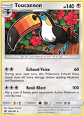 Toucannon 108/149 Sun & Moon Base Set English Pokémon card
