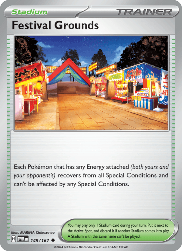 Festival Grounds 149/167 Twilight Masquerade English Pokémon card