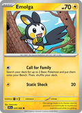 Emolga 29/86 Black Bolt English Pokémon card