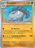Donphan 45/86 Chaos Rising English Pokémon card
