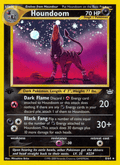Houndoom 8 Neo Revelation English Pokemon card