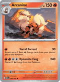 Arcanine 59/165 151 English Pokémon card
