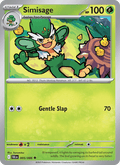 Simisage 5/86 Black Bolt English Pokémon card
