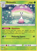 Shiinotic 17/149 Sun & Moon Base Set English Pokémon card