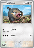 Lechonk 155/198 Scarlet & Violet English Pokémon card