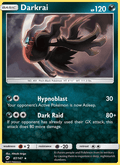 Darkrai 87/147 Burning Shadows English Pokémon card