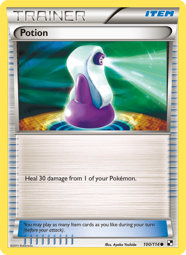 Potion 100/114 Black & White English Pokémon card