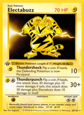 Electabuzz 20/102 Base Set English Pokémon card