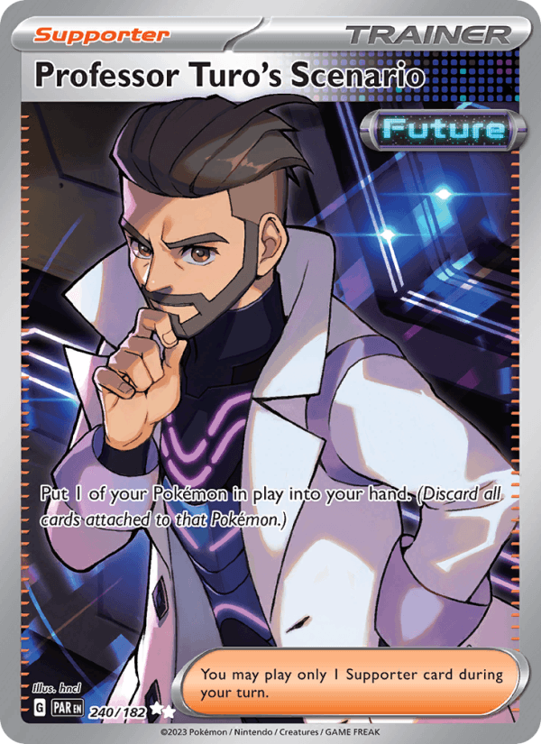 Professor Turo's Scenario 240/182 Paradox Rift English Pokémon card