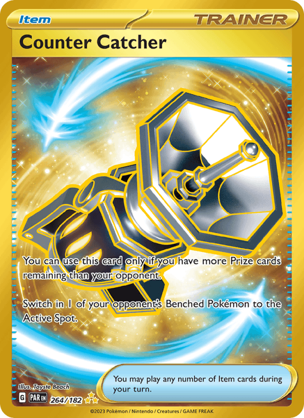 Counter Catcher 264/182 Paradox Rift English Pokémon card