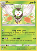 Dartrix 10/149 Sun & Moon Base Set English Pokémon card