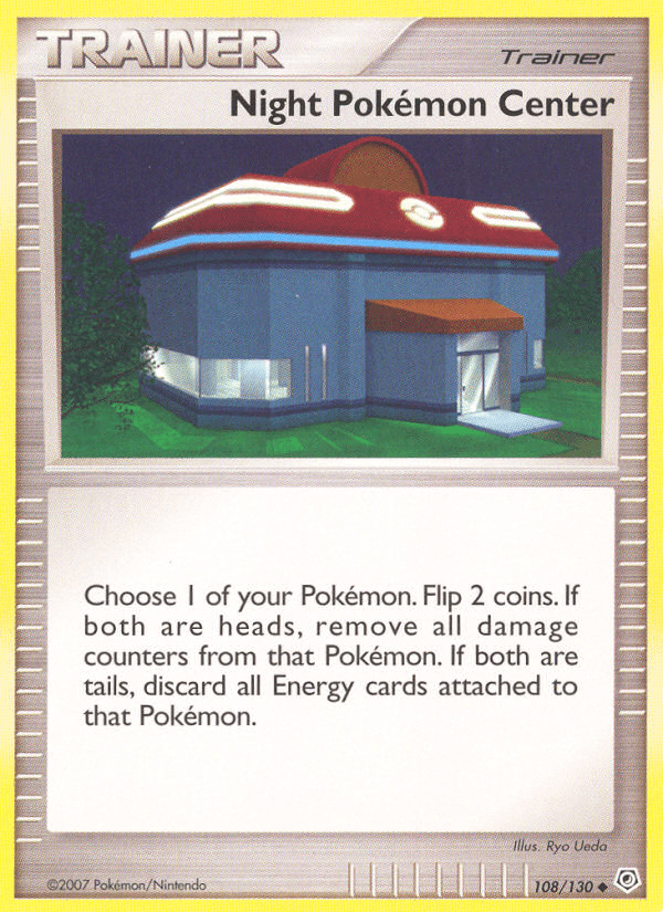 Night Pokémon Center 108/130 Diamond & Pearl English Pokémon card