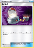 Switch 132/149 Sun & Moon Base Set English Pokémon card