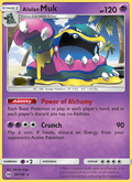 Alolan Muk 58/149 Sun & Moon Base Set English Pokémon card