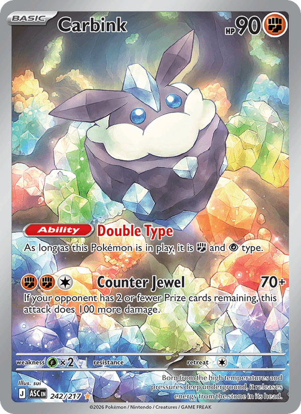 Carbink 242/217 Ascended Heroes English Pokémon card