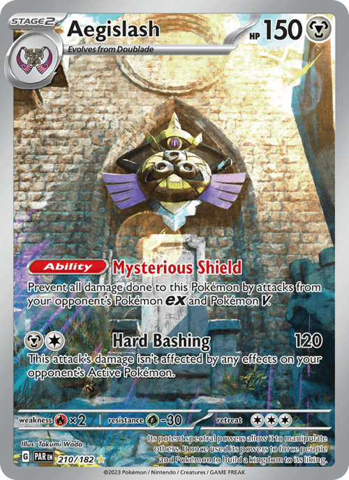 Aegislash 210/182 Paradox Rift English Pokémon card