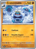 Crabominable 115/197 Obsidian Flames English Pokémon card