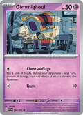 Gimmighoul 44/91 Paldean Fates English Pokémon card