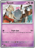 Spoink 62/132 Mega Evolution English Pokémon card