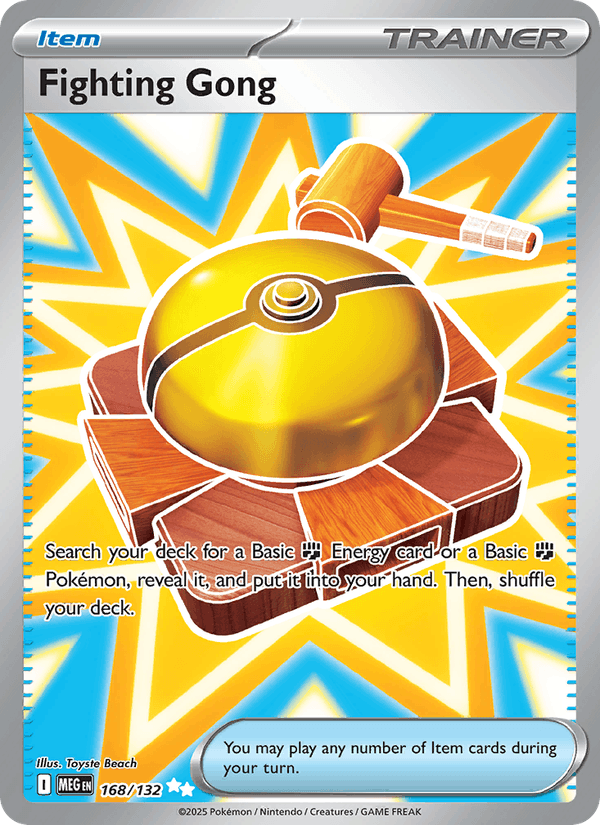 Fighting Gong 168/132 Mega Evolution English Pokémon card