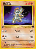 Machop 59/82 Team Rocket English Pokémon card