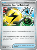 Superior Energy Retrieval 189/193 Paldea Evolved English Pokémon card
