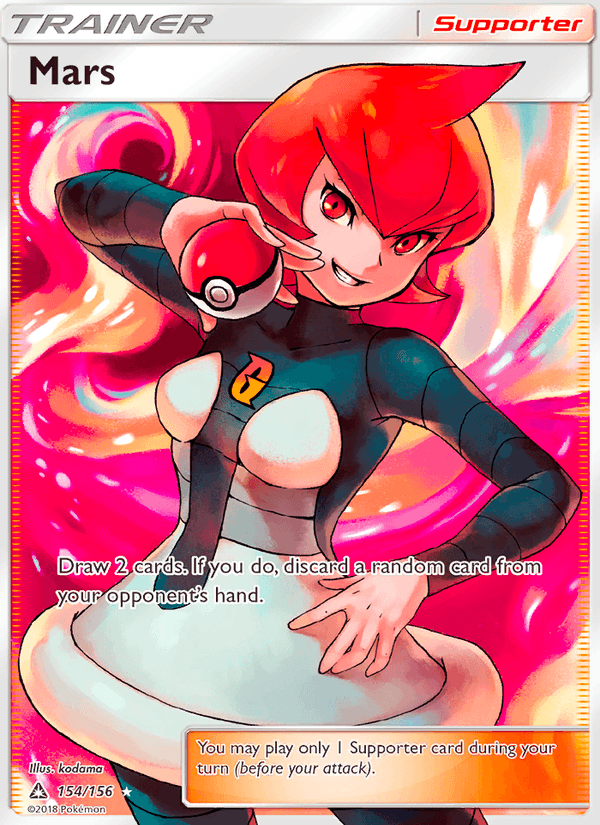 Mars 154/156 Ultra Prism English Pokémon card