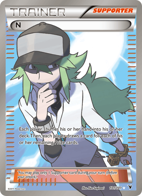 N 101/101 Noble Victories English Pokémon card