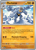 Machamp 68/165 151 English Pokémon card