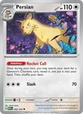 Persian 53/165 151 English Pokémon card