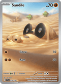Sandile 216/198 Scarlet & Violet English Pokémon card