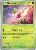 Shaymin 13/162 Temporal Forces English Pokémon card